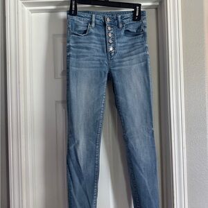 American Eagle Outfitters Light Blue High Rise Jeans
